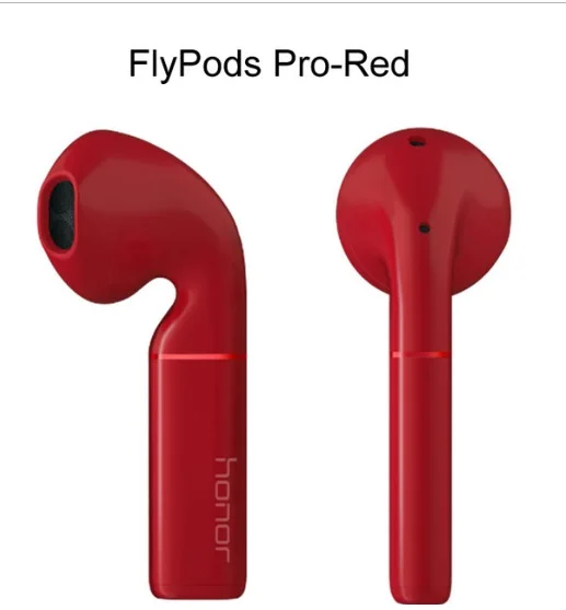 Оригинальные HUAWEI honor FlyPods Pro Bluetooth 5,0 Беспроводные наушники с микрофоном Музыка сенсорный водонепроницаемый гарнитура Handfree - Цвет: FLYPODS PRO RED