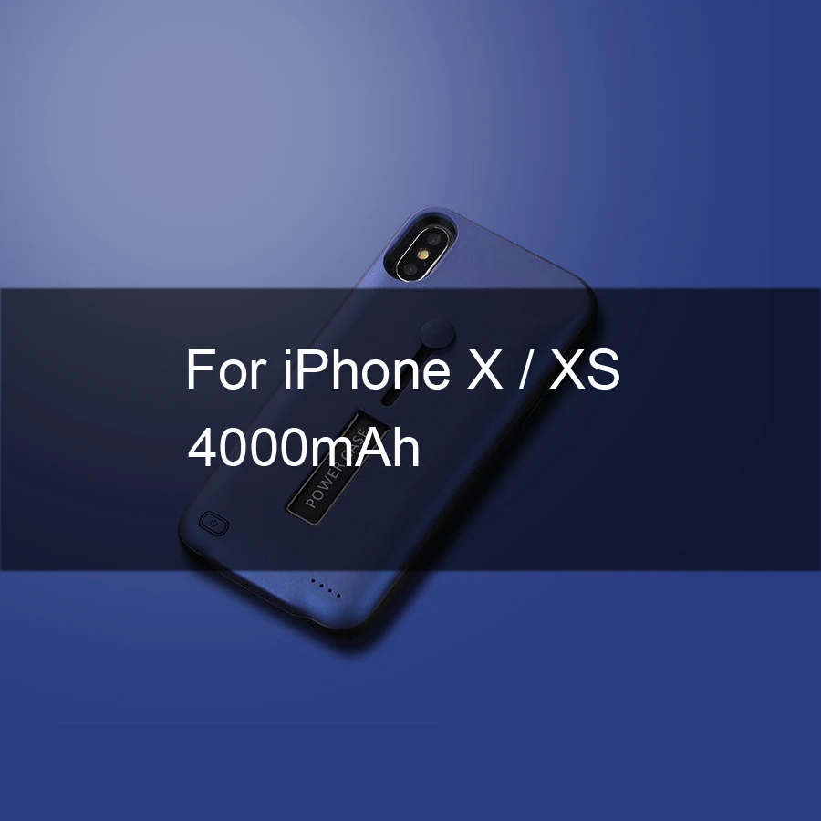 For iPhone x xs Чехол для зарядного устройства HORUG для iPhone 6, 7, 8, 6s Plus, чехол для аккумулятора s, чехол для зарядного устройства s для iPhone X, XR, Xs, чехол для зарядки аккумуляторов - Цвет: For iPhone x xs