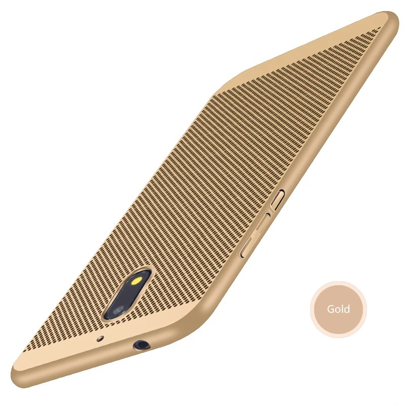 Gold Теплоотвод чехол для Nokia 2 5 3 8 7 6 Sirocco ультра тонкая защитная задняя крышка полый Бампер корпус Capas - Цвет: Gold