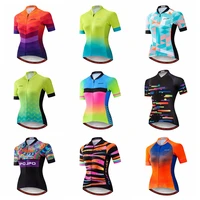 jpojpo summer cycling jersey women 2022 pro team bicycle clothing maillot ciclismo quick dry mtb bike jersey top cycling shirt