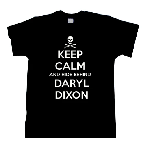 Keep Calm and Hide Behind Daryl Tee больше цветов Женская Мужская футболка в шести