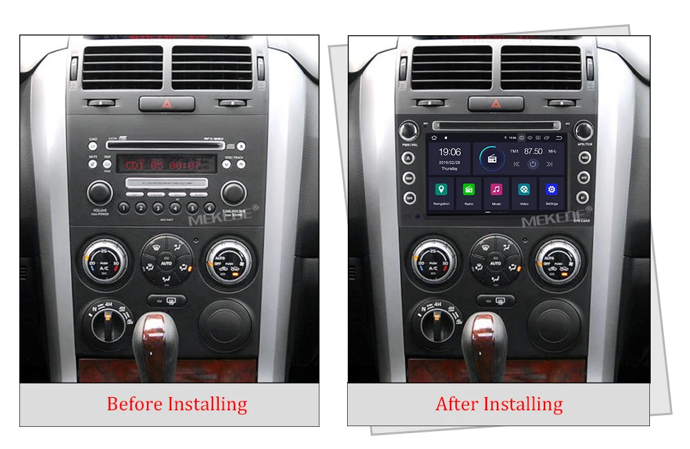 HD 2DIN DSP ips Android 9,0 4G Автомобильный gps 2 DIN dvd-плеер для SUZUKI GRAND VITARA 2007-2013 gps Радио стерео экран навигация