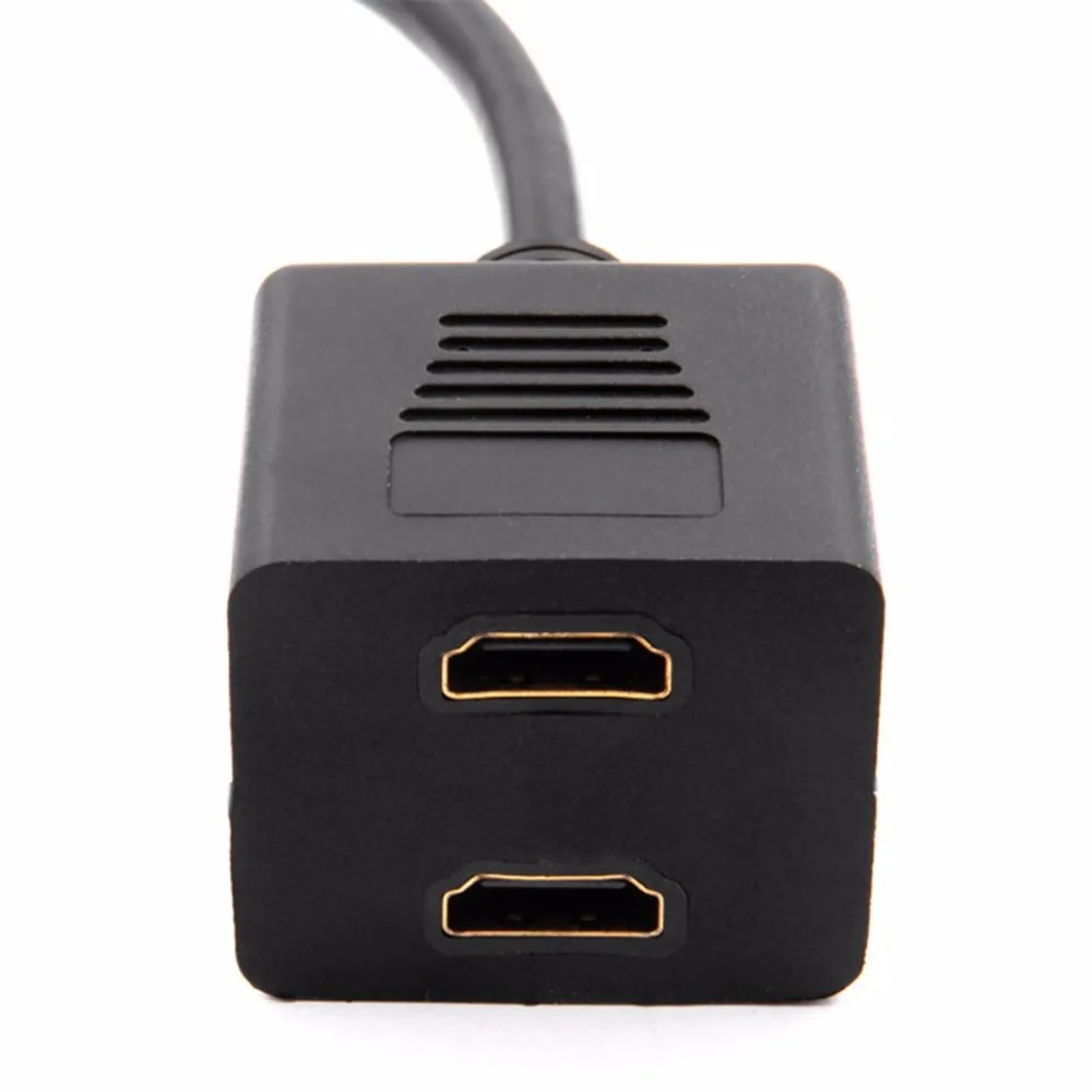 HDMI к 1 2 входной выходной сплиттер Кабельный адаптер преобразователь кабель порт