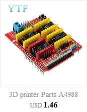 Mega 2560 R3 1 шт. RAMPS 1,4 панель управления 5 шт. DRV8825 или A4988 шаговый двигатель привод 3d части принтера