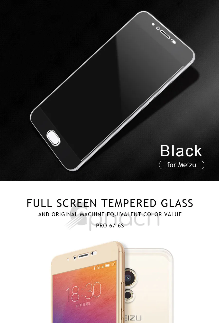 GPNACN 3D полное покрытие из закаленного стекла для Meizu M5 M3 M6 Note M5S M5C MX6 Защитная пленка для экрана для Meizu Pro 7 Plus Pro 6 Чехол