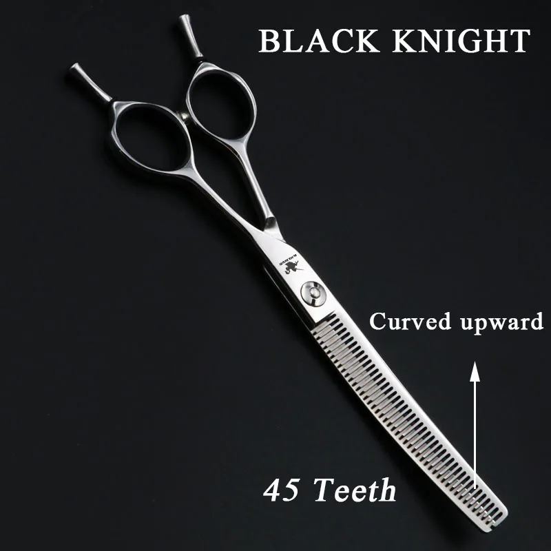 6.5 inch Professional Pet Dog Grooming Scissors Curved upward Thinning Scissors Pet Shears 45 Teeth Excellent