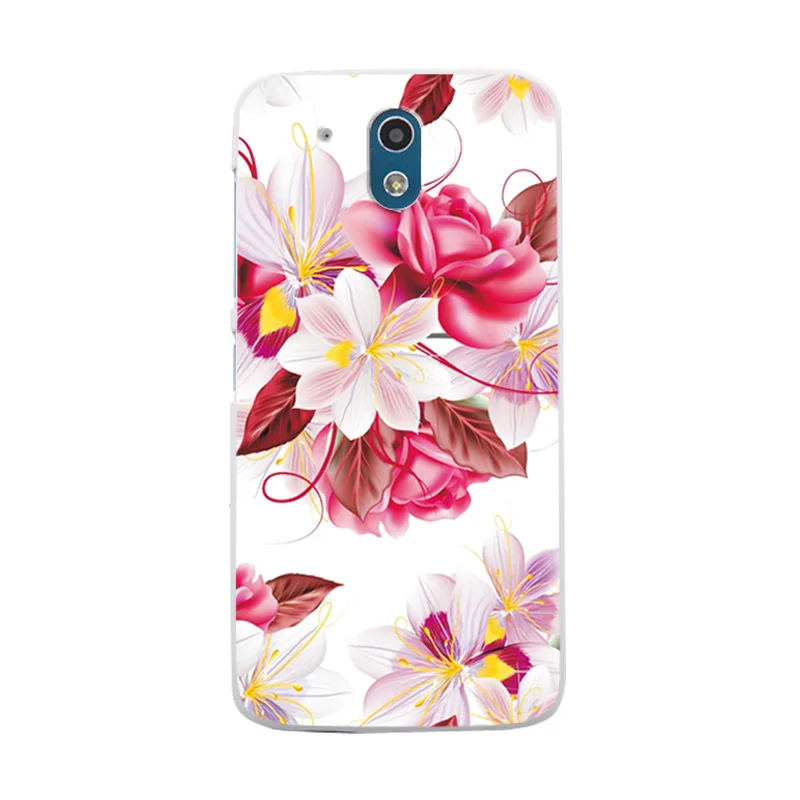 Женский красивый цветочный чехол для htc Desire 526 526G 526G+ 326 326G Dual Sim с цветными цветами - Цвет: Z33