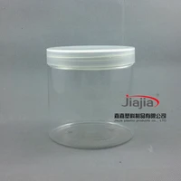 wholesale 25pcsllot 500g plastic packaging for shampoo 500g transparent pet skin care cream jar 500ml cream bottle wholesale