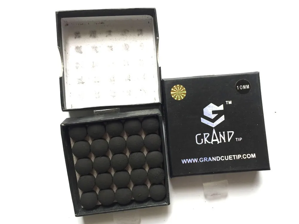 Профессиональные наконечники для снукера 10 шт./лот 4 цвета кончик из свиной кожи