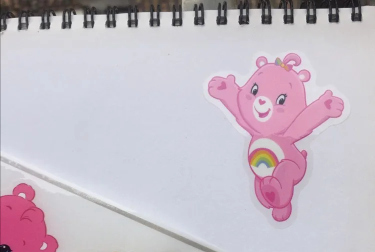 50 листов/партия мультипликационные Стикеры для автомобиля ноутбука с