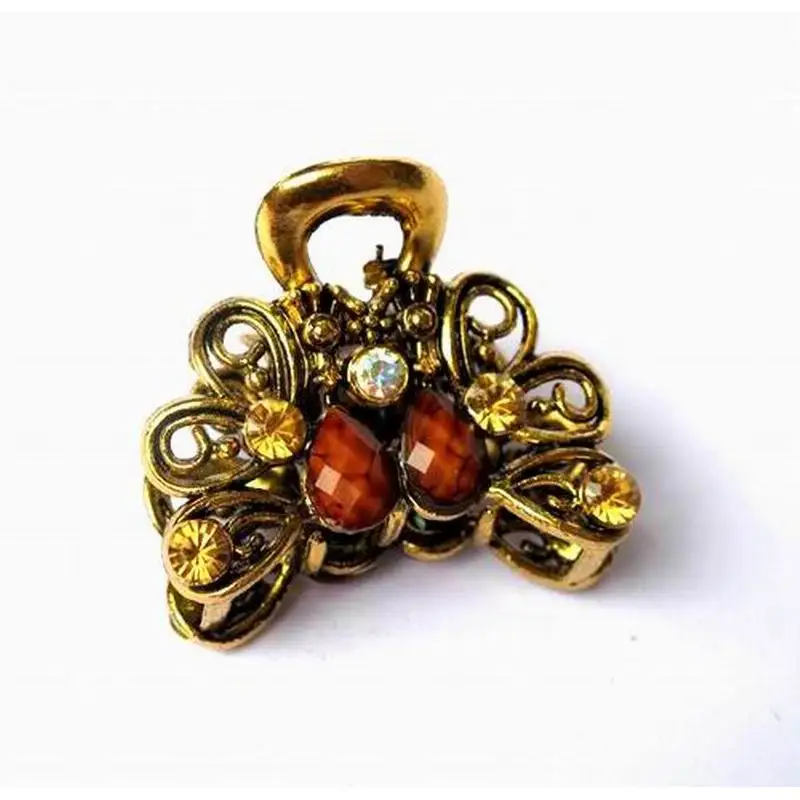 Богемные винтажные маленькие милые аксессуары для волос полимерная заколка с