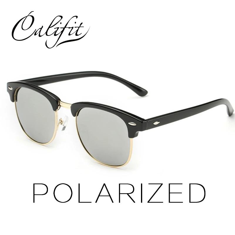 CALIFIT стекло новые классические Поляризованные Солнцезащитные очки женские