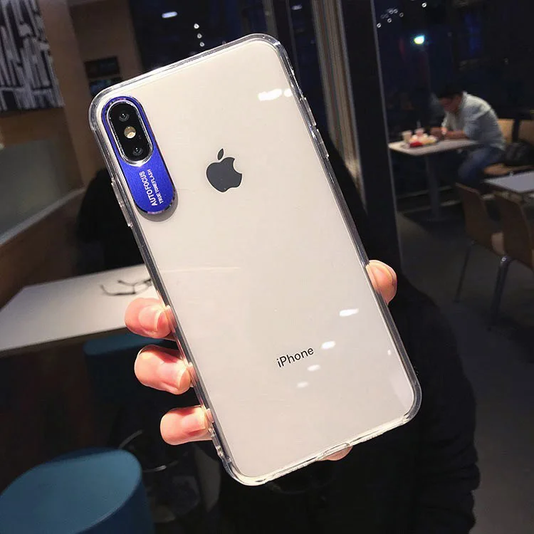 T5 Металлические линзы буквы чехлы протектор для iPhone 11 XS Max XR XS 6 6S 7 8 Plus Полный корпус мягкий ТПУ прозрачный задняя крышка телефона - Цвет: T5