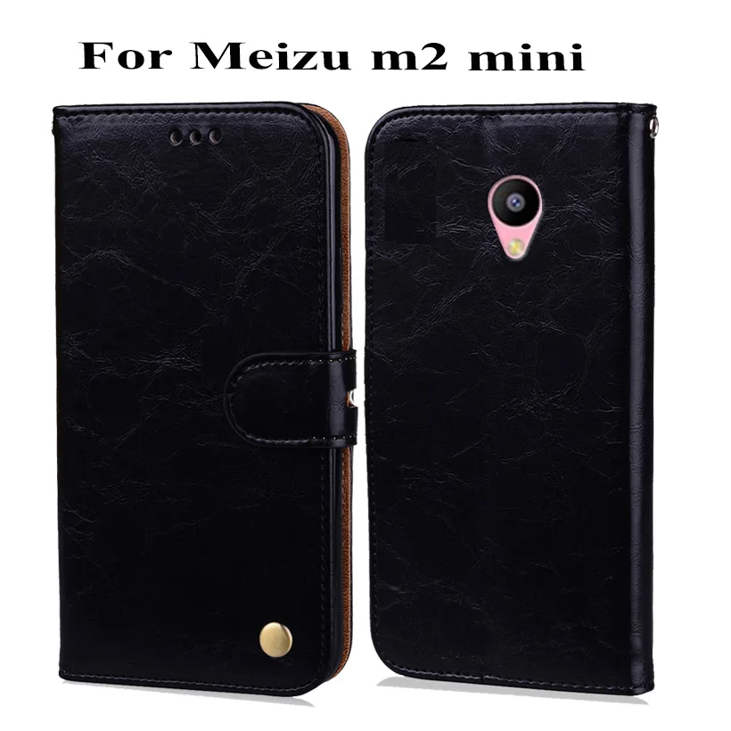 Роскошный нескользящий Чехол-бумажник из искусственной кожи для Meizu m2 mini 5 0 &quot