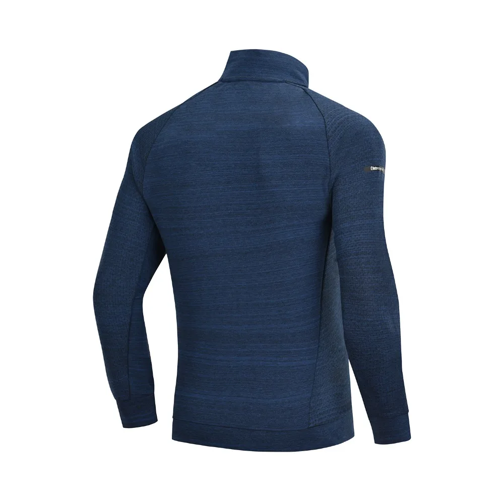 Li Ning мужская тренировочная серия Толстовка Sweate 63% полиэстер 37% хлопок застежка