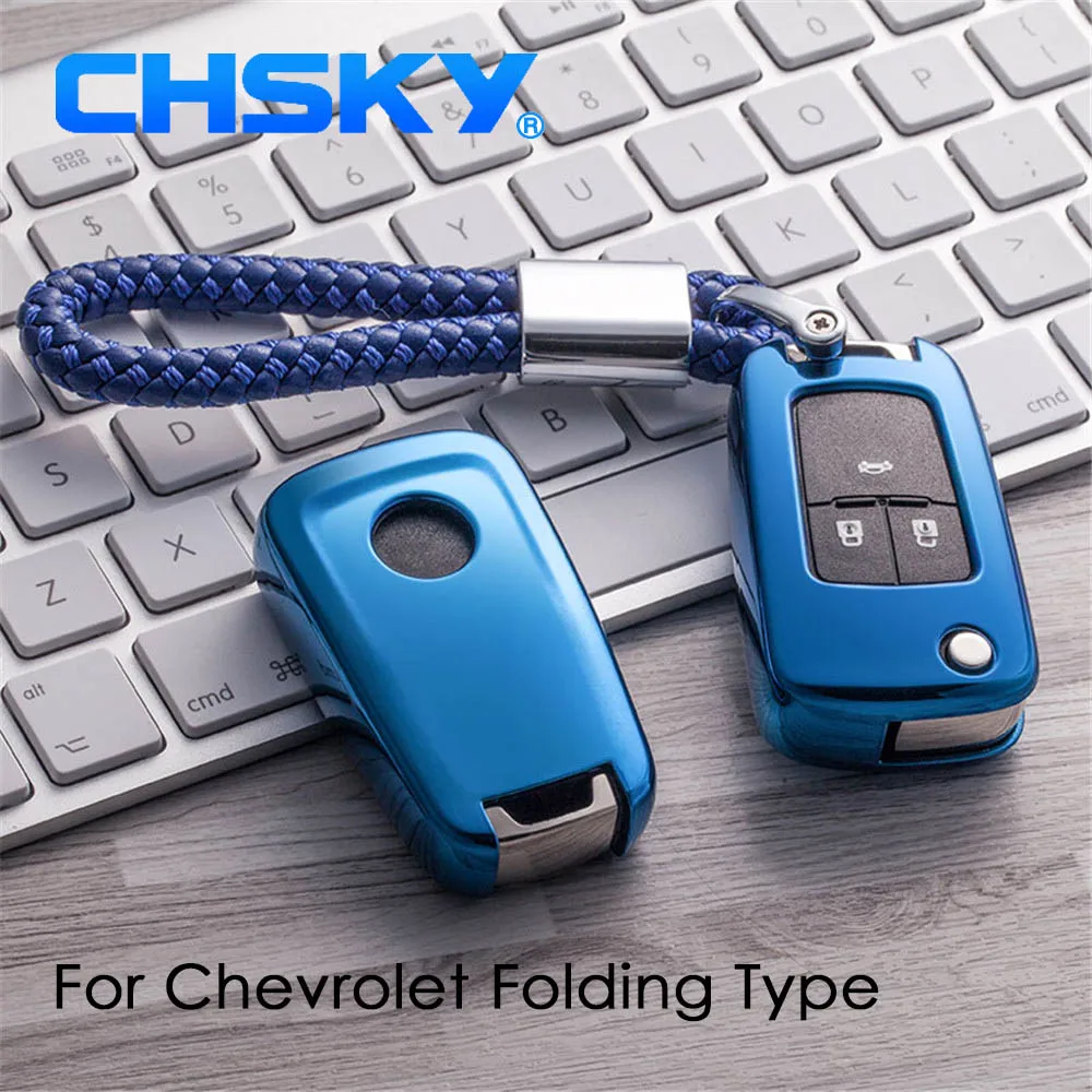 CHSKY TPU чехол для автомобильных ключей Chevrolet Cruze Aveo TRAX Opel Astra чехлы брелок