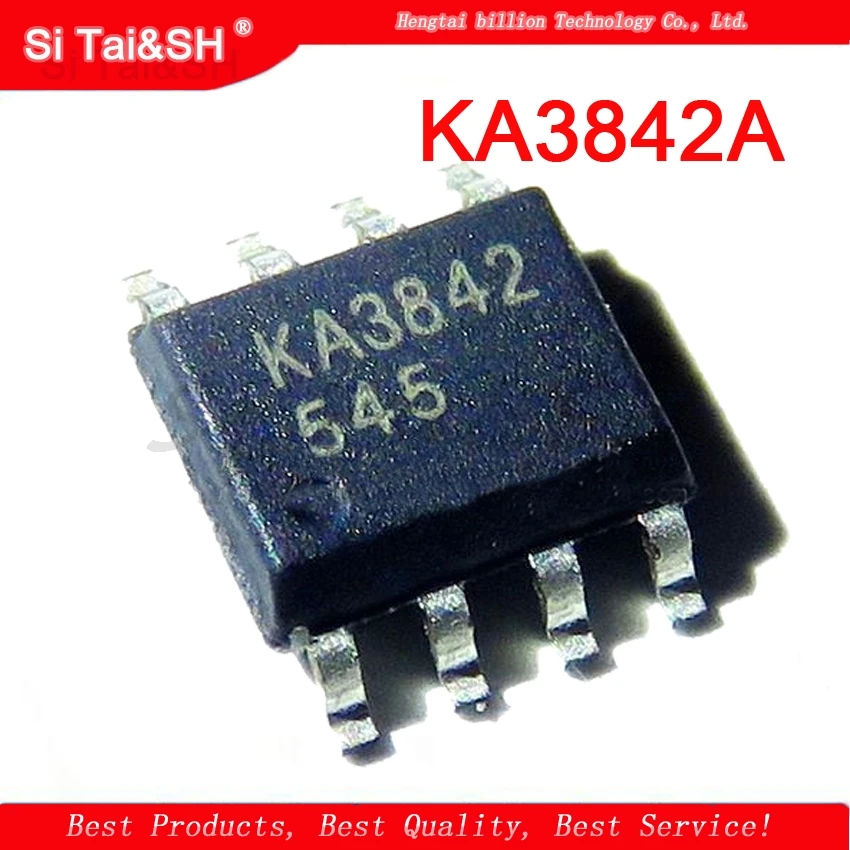 10 шт. KA3842 KA3842A UC3842AN 3842 SOP-8 | Электронные компоненты и принадлежности