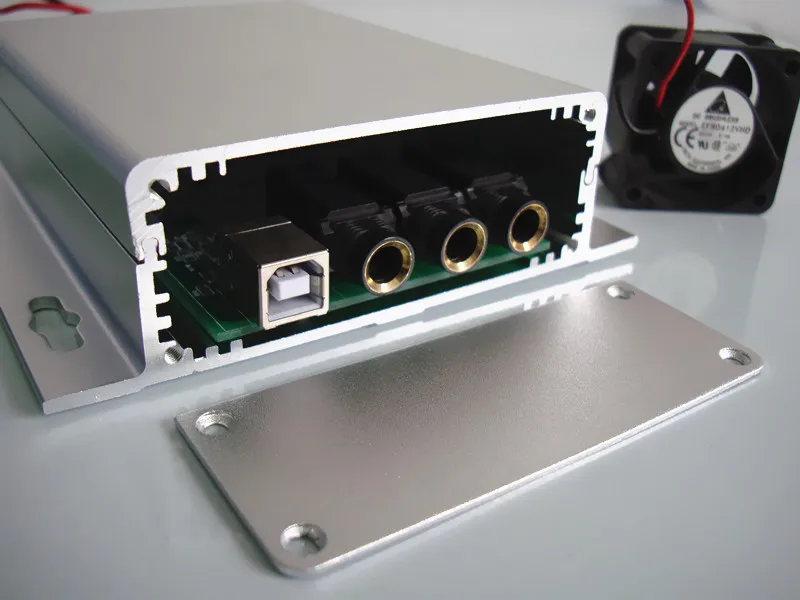 

Aluminum enclosure PCB Chassis shell Power case spit panel box DIY 90*35*120mm