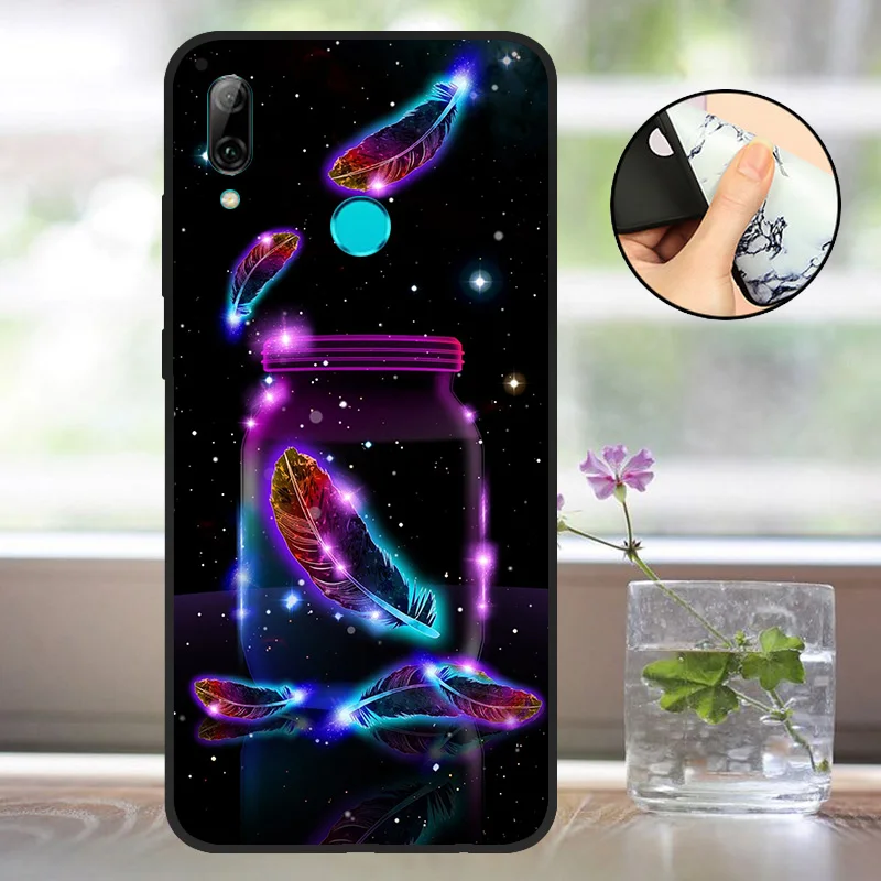 Чехол для huawei P Smart Крышка силиконовая P smart POT-LX3 POT-LX1 чехол Capa Мягкий ТПУ бампер huawei P Smart Funda