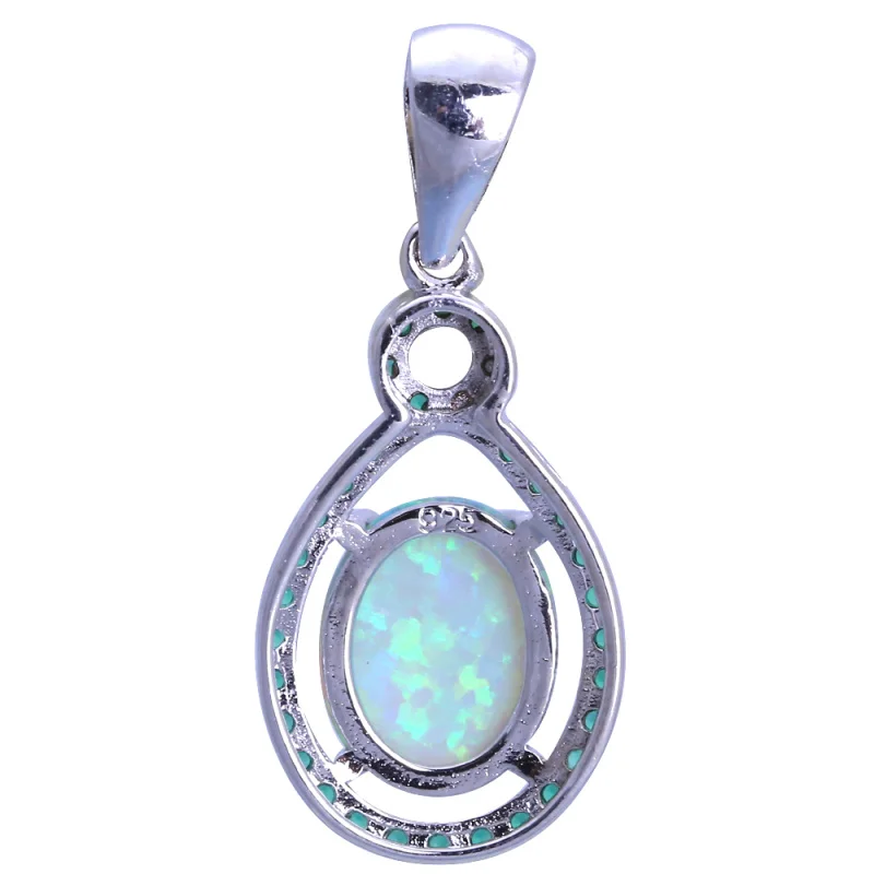 Rolilason Новый капли воды розовый циркон Модные украшения Розовый огненный опал