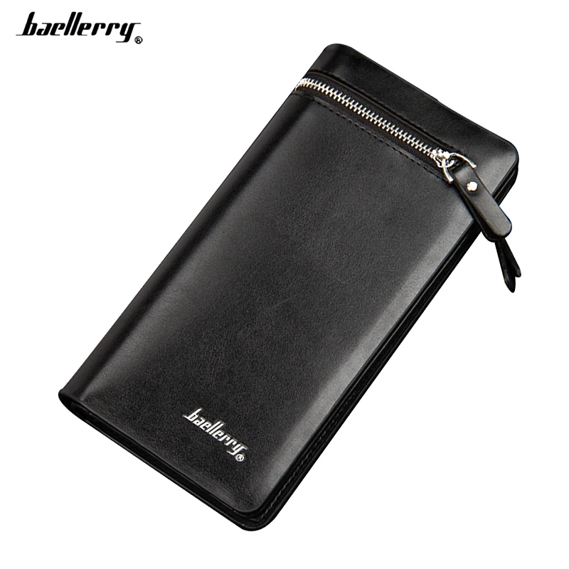 Модный кошелек с ремешком на запястье известный бренд мужские кошельки клатч