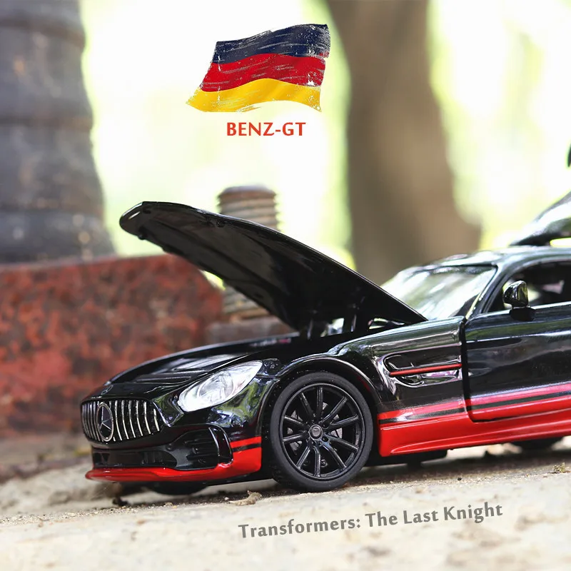 1:32 игрушечный автомобиль BENZ AMG GTR металлическая игрушка сплав Diecasts & Toy Автомобили