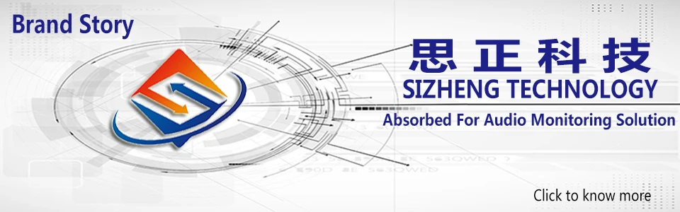 SIZHENG SIZ-140 микрофон аудио монитор устройство наблюдения стены cctv Микрофон Звук Пикап головка для системы камеры безопасности