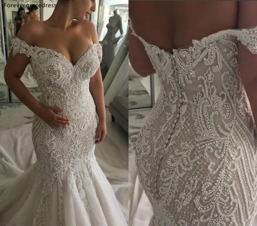 Роскошное Свадебное платье с юбкой годе 2019 Дубай африканские черные кружевные