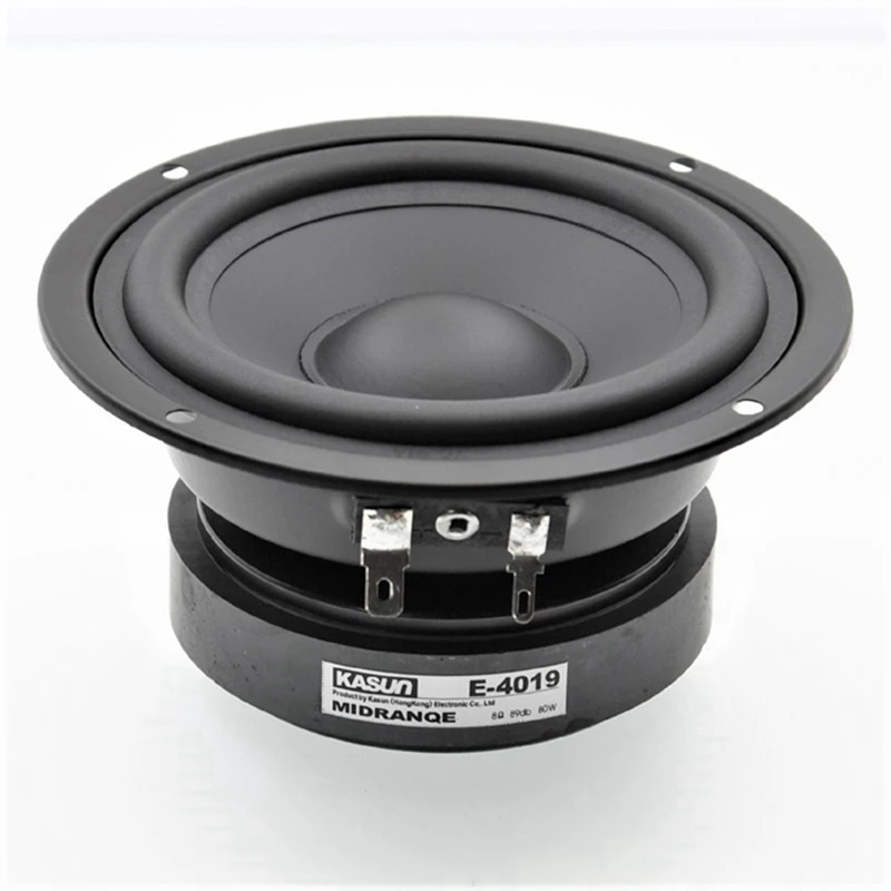 DIY аудио HIFI 4,5 дюймов " чистый Среднечастотный динамик 8OHM 80 Вт громкий динамик E-4019 металлический полностью герметичный Alto динамик