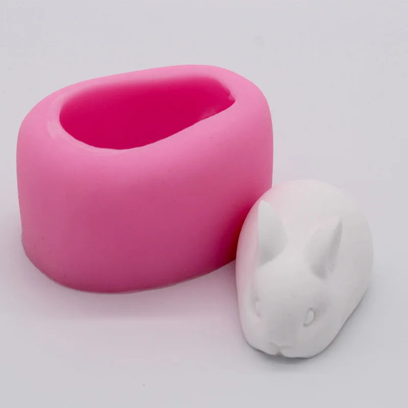 Маленький кролик/свинья мусс силиконовая форма для торта печенья мороженого