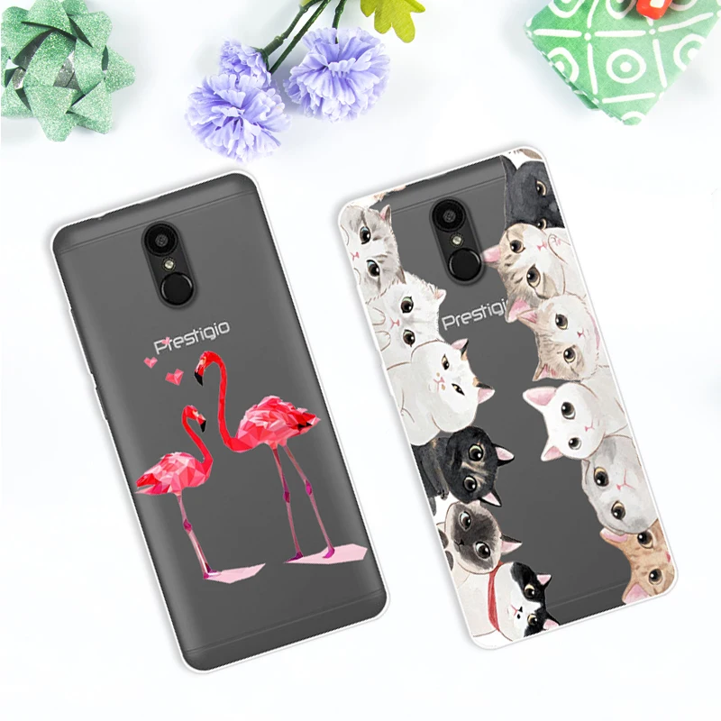 Case For Prestigio Muze E7 Lte 5.5 Transparent Printing Drawing Silicone Phone Cover PSP7512DUO |