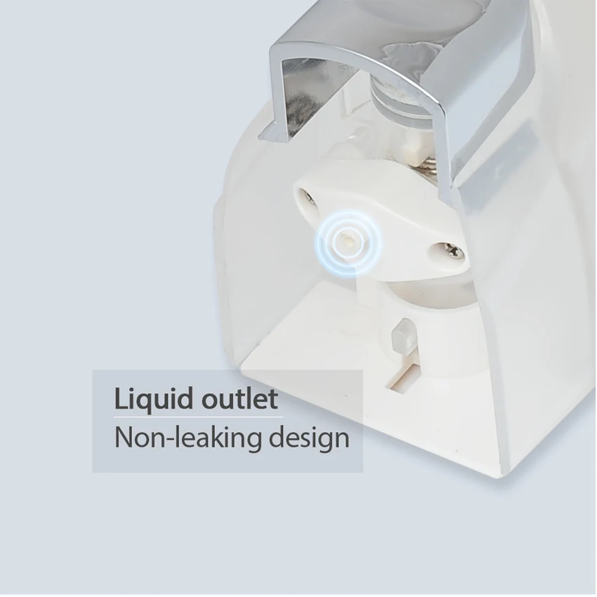 300 мл ручной дозатор жидкого мыла настенный с замком безопасности белый хром для