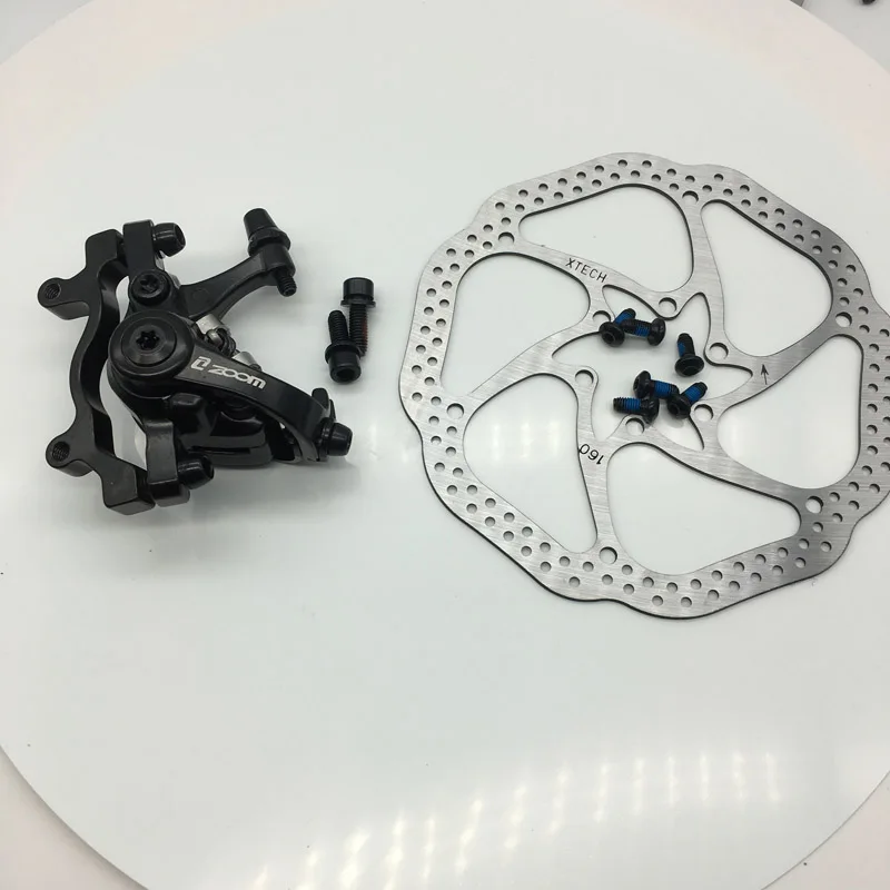 Светло-серый Zoom DB-680 MTB велосипедный тормоз HB680 велосипедные тормоза суппорт с роторами части велосипеда гидравлический поршень двухсторонний тормоз - Цвет: Светло-серый