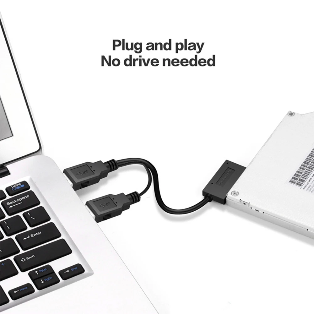Новый адаптер для жесткого диска Бесплатный диск SATA к USB 3 0 SATA7 + 6 13-контактный Sata
