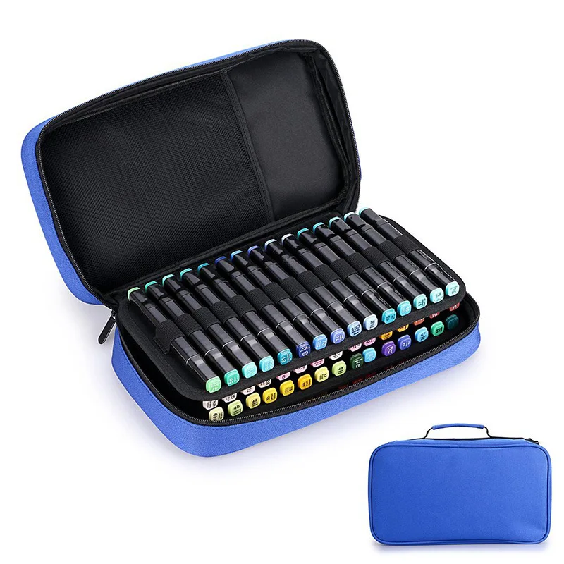 Мини Профессиональный 60 отверстий школьный пенал холст большой художественный