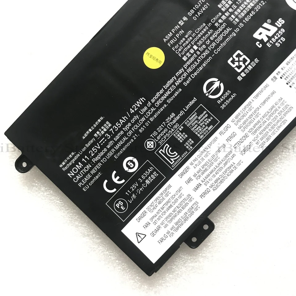 Оригинальный аккумулятор 01AV401 для Lenovo Thinkpad S2 13 Chromebook Series 01AV400 01AV402 SB10J78998 11 25 в 42