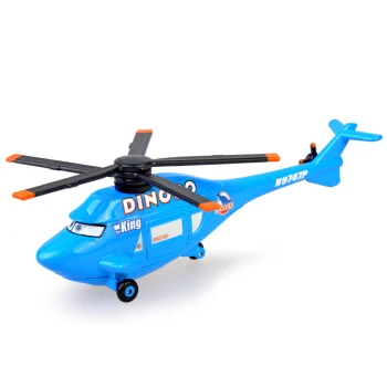 Disney Pixar Cars Dinoco Helicopter The King No.43 Metal Diecast alloy Toy Car plane model for children 1:55 Loose Brand New