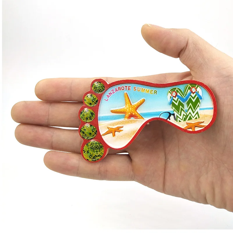 Испания Лансароте путешествия ремесло магнит на холодильник для детей сувенир