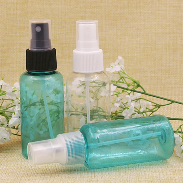 5 шт. 80 мл круглая прозрачная пластиковая косметическая бутылка спрей