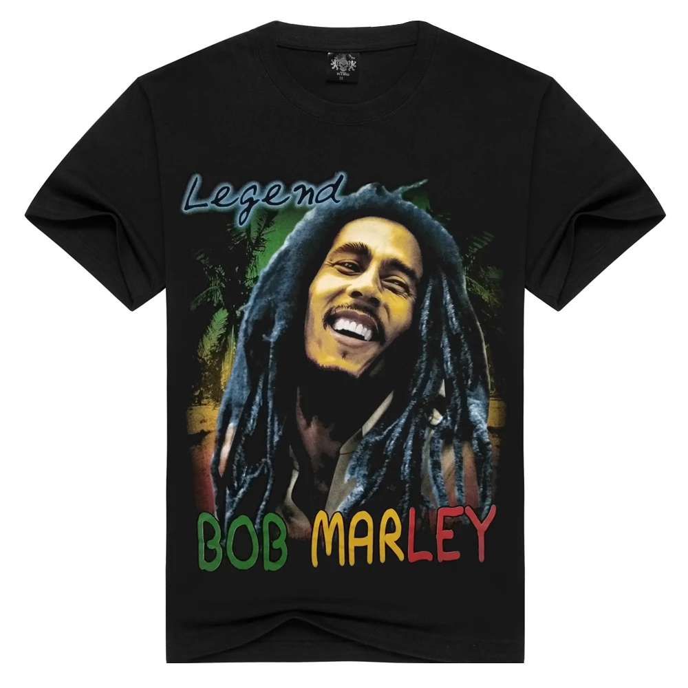Мужская/Женская футболка из хлопка Bob marley, рок футболка, летняя повседневная футболка, Мужская однотонная черная футболка в стиле хип-хоп, мужские топы, свободная футболка s - Цвет: DX-55