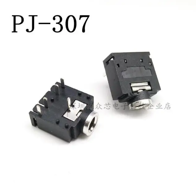 Разъем питания постоянного тока PJ-3073.5 разъем для наушников 5 контактов 2