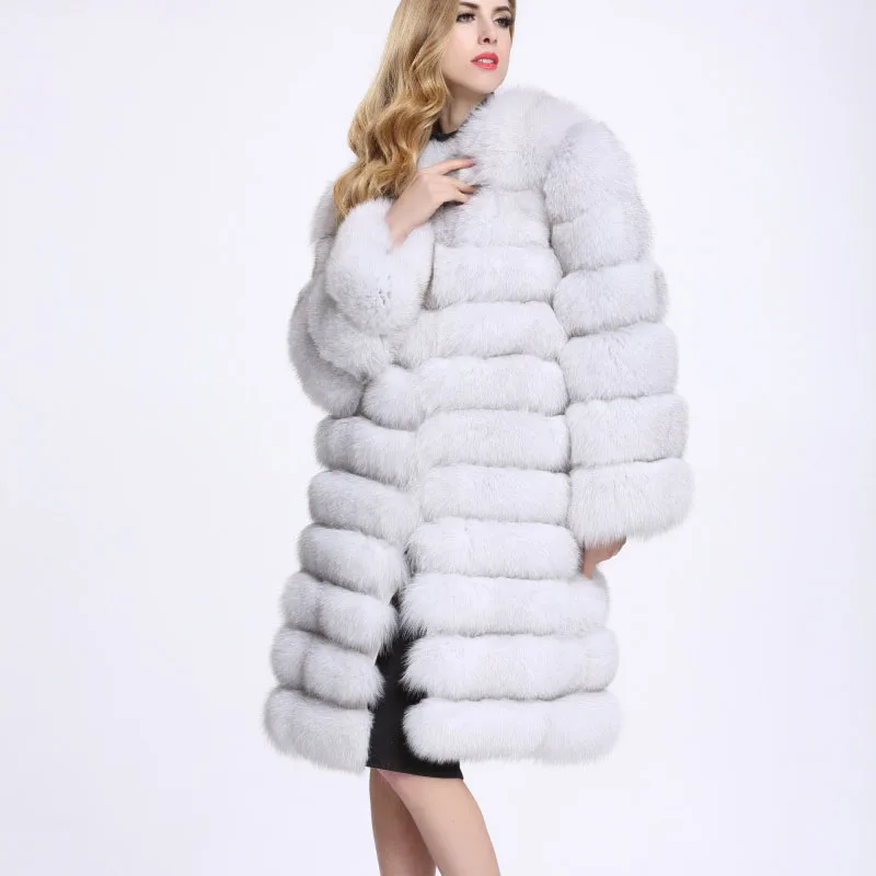 UPPIN шуба из страуса 2018 толстые теплые Для женщин искусственного меха пальто мода