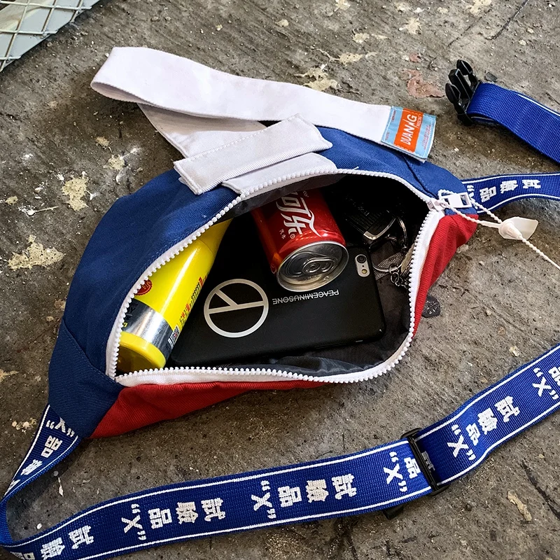 Новая модная мужская нагрудная сумка поясная для путешествий в стиле хип хоп рок