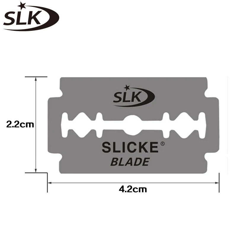 Бритвенные Лезвия для мужчин 100 шт. безопасные бритвы с двойными краями лезвия из