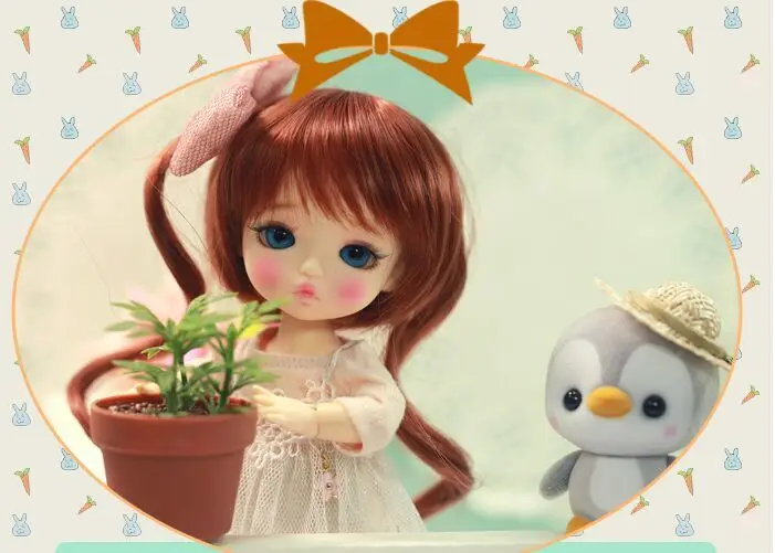 Бесплатная доставка 1/8 BJD кукла Yuna есть загар и нормальный цвет|Куклы| |