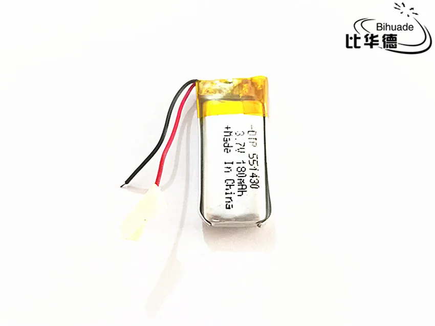5 шт./лот 551430 501430 3 7 В 180 мАч литий ионные аккумуляторы для Mp3 Mp4 Mp5 DIY PAD Электронная