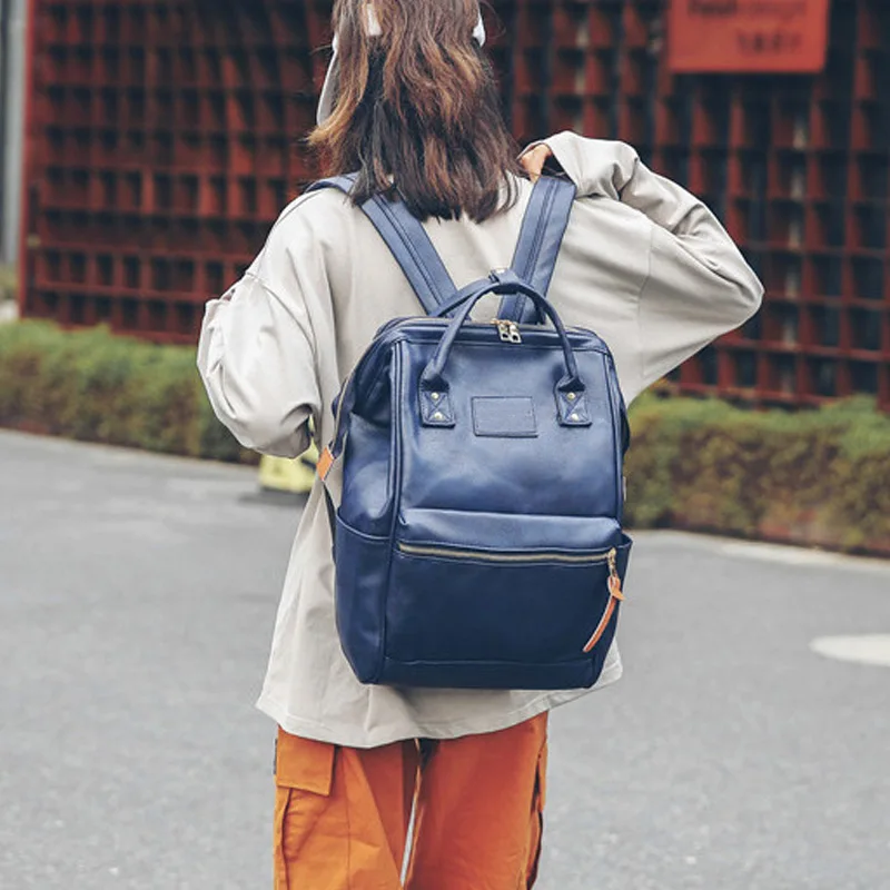 2018 новый модный винтажный женский рюкзак для девочек школьный из искусственной