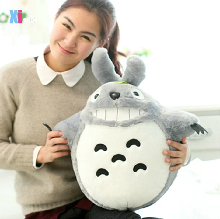 Горячая продажа 60 см знаменитый мультфильм Тоторо Плюшевые игрушки улыбающиеся