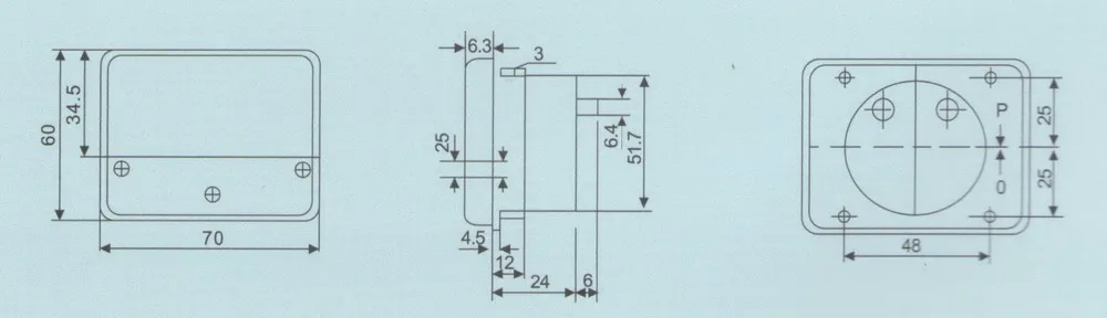 Аналоговый вольтметр 0 300 В постоянного тока 1 шт. панельный измеритель напряжения