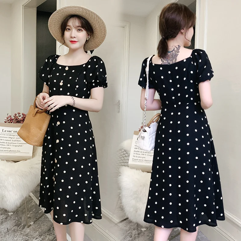 Envsoll платья для беременных платье в горошек летнее корейское тонкое Одежда